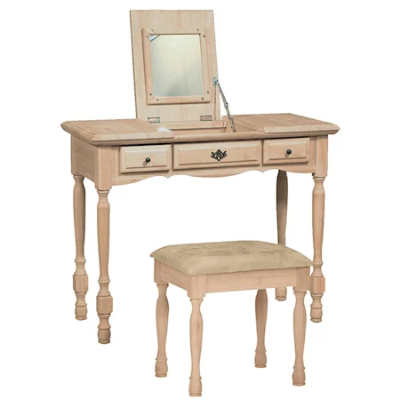 Traditional Vanity with Mirror