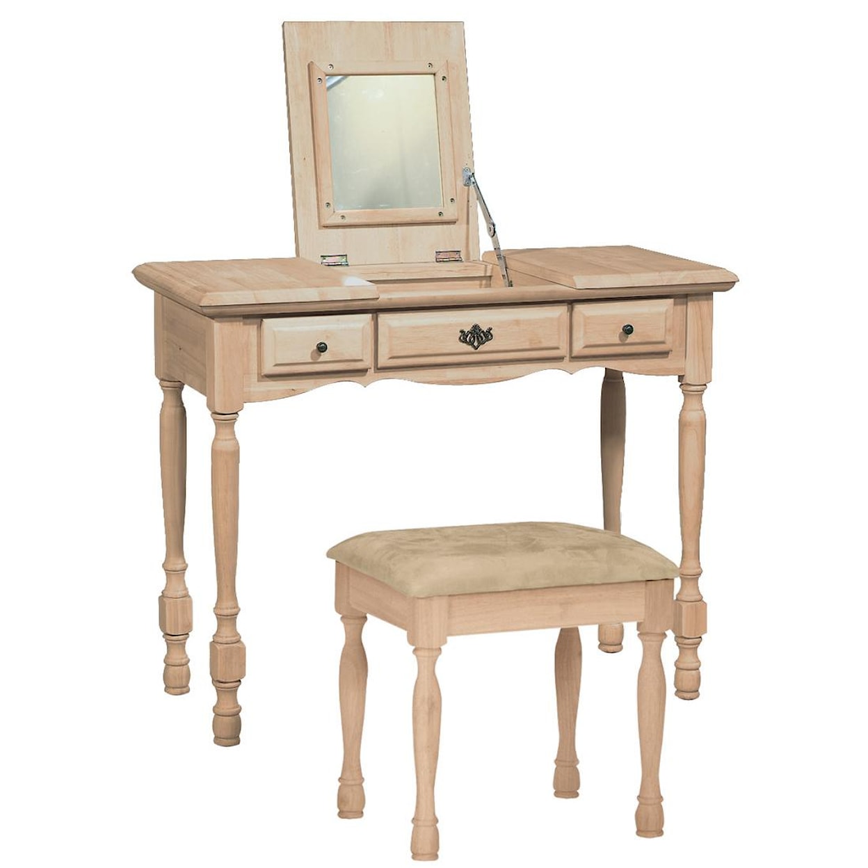 John Thomas SELECT Occasional & Accents Traditional Vanity with Mirror