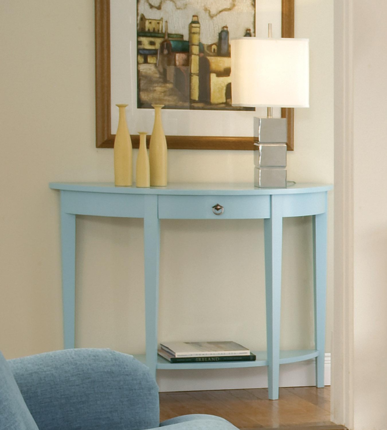 John Thomas SELECT Occasional & Accents Half Round Console Table