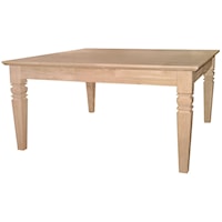Traditional Java Square Coffee Table