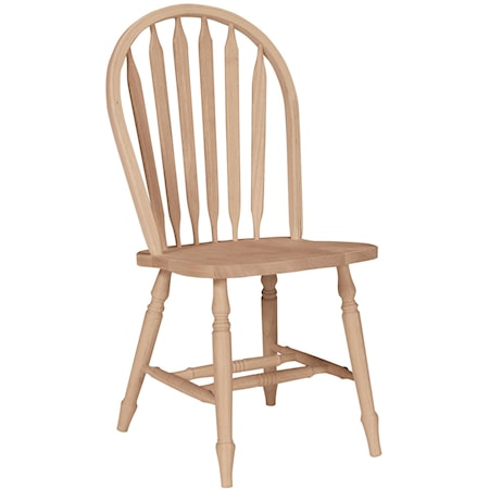 Arrowback Windsor Chair with Turned Legs