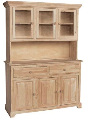 John Thomas SELECT Dining B4054+H4054B 6Door 3Drawer Buffet & Hutch
