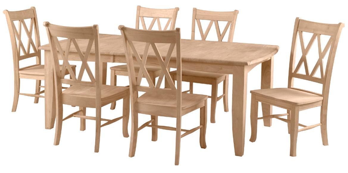 John Thomas SELECT Dining Double X Back Chair Johnny Janosik