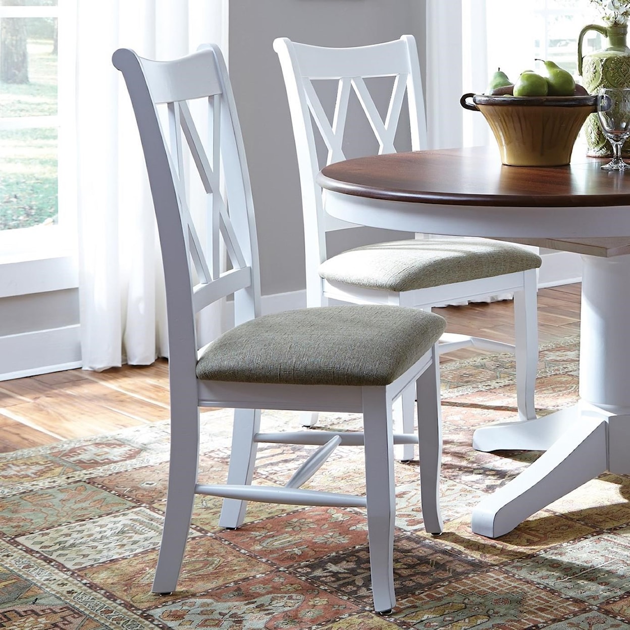 John Thomas SELECT Dining Room Double X-Back Chair