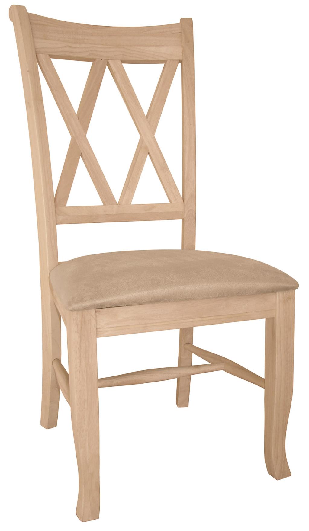 John Thomas SELECT Dining Room C 20UPB Double X Back Chair with Seat Cushion Gavigan s Home Furnishings Chair Dining Side Chairs