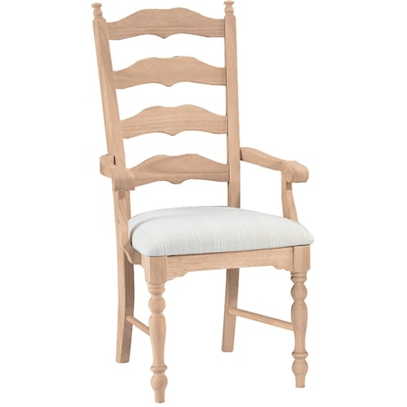 Maine Ladderback Arm Chair