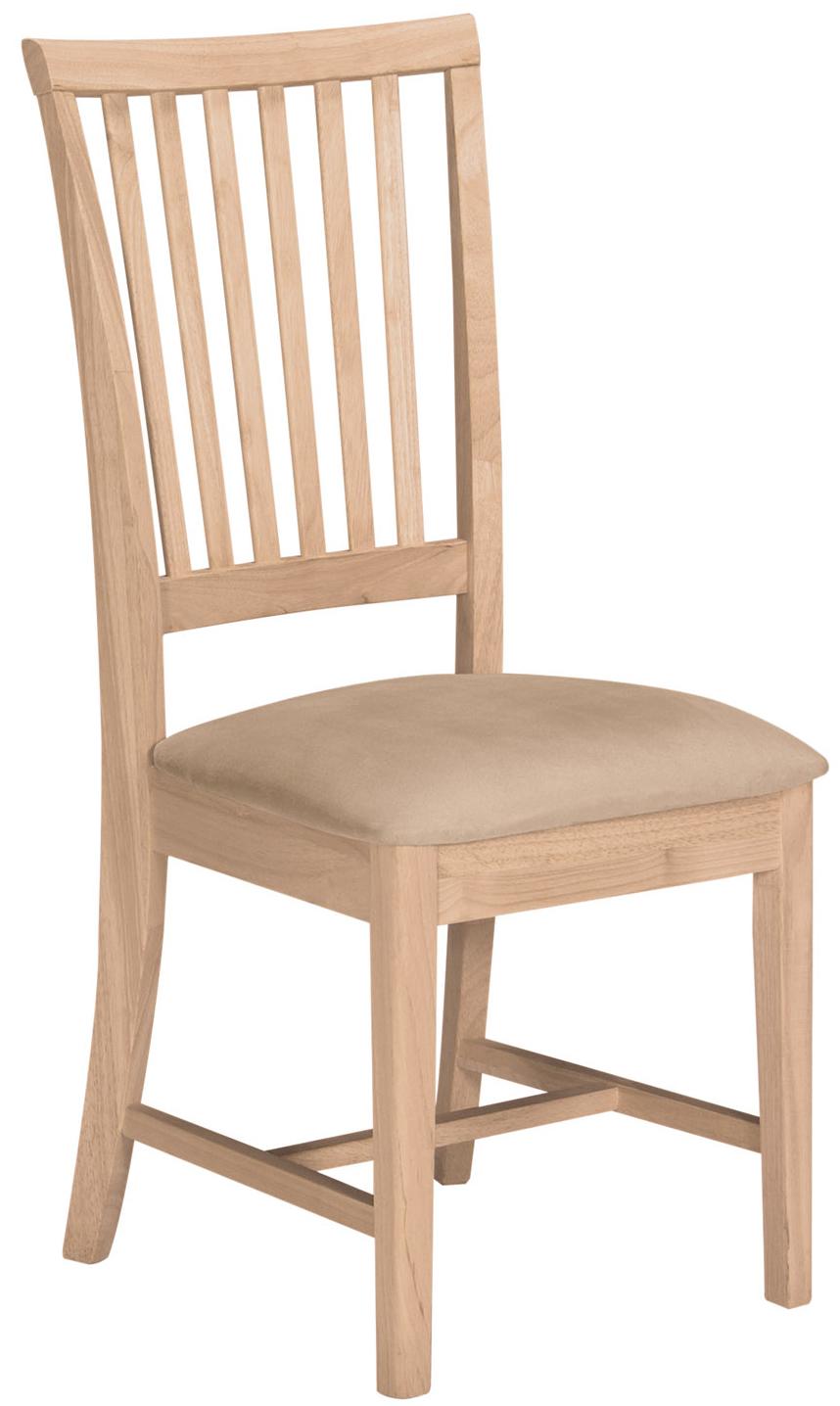 John Thomas SELECT Dining C265UP Mission Chair with Seat Cushion