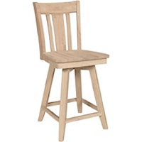 Transitional 24" San Remo Swivel Counter Stool