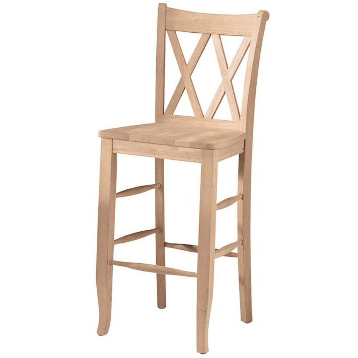 John Thomas SELECT Dining Room 30" Double X-Back Stool