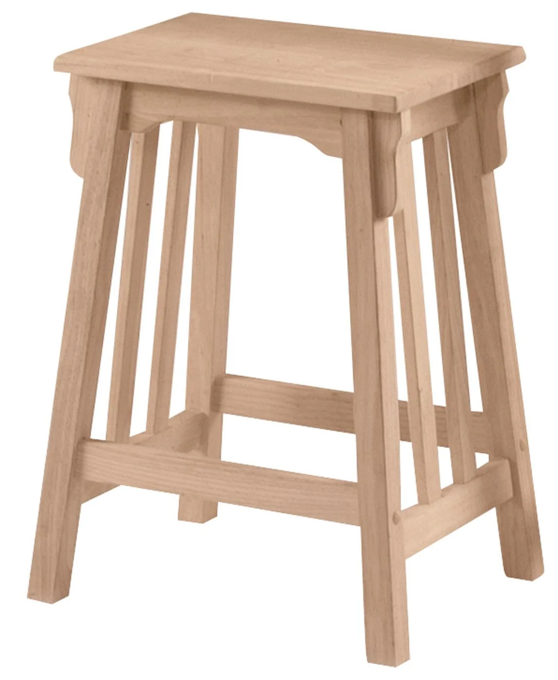 John Thomas SELECT Dining S324B 24" Backless Mission Stool Thornton