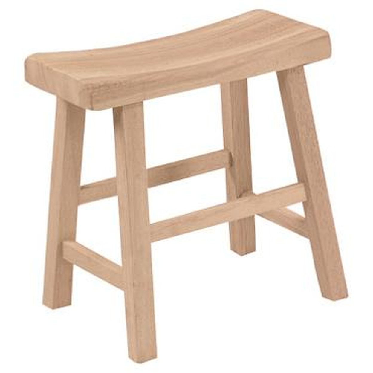 John Thomas SELECT Dining Room 18" Saddle Seat Stool