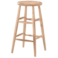 30" Scoop Seat Stool