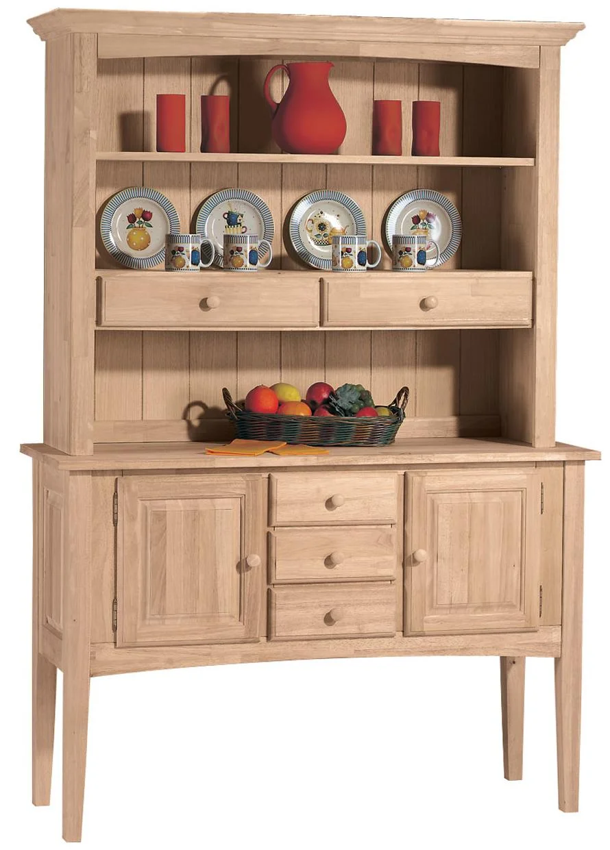John Thomas SELECT Dining Room SV33+H5440B Display Hutch & Huntboard