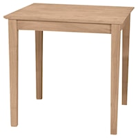 Square Solid Top Shaker Table