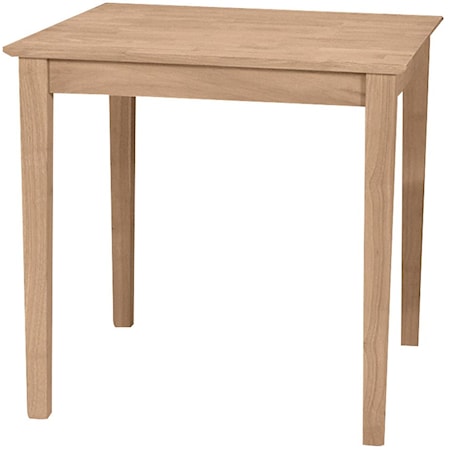 Square Solid Top Shaker Table