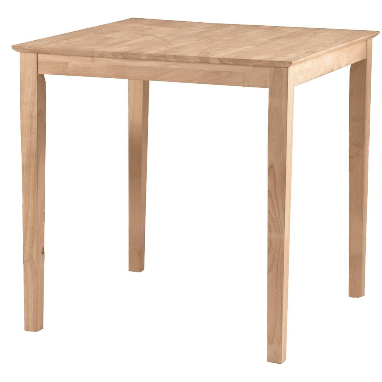 John Thomas SELECT Dining Room Square Gathering Height Shaker Table