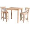 John Thomas SELECT Dining Room Square Gathering Height Shaker Table