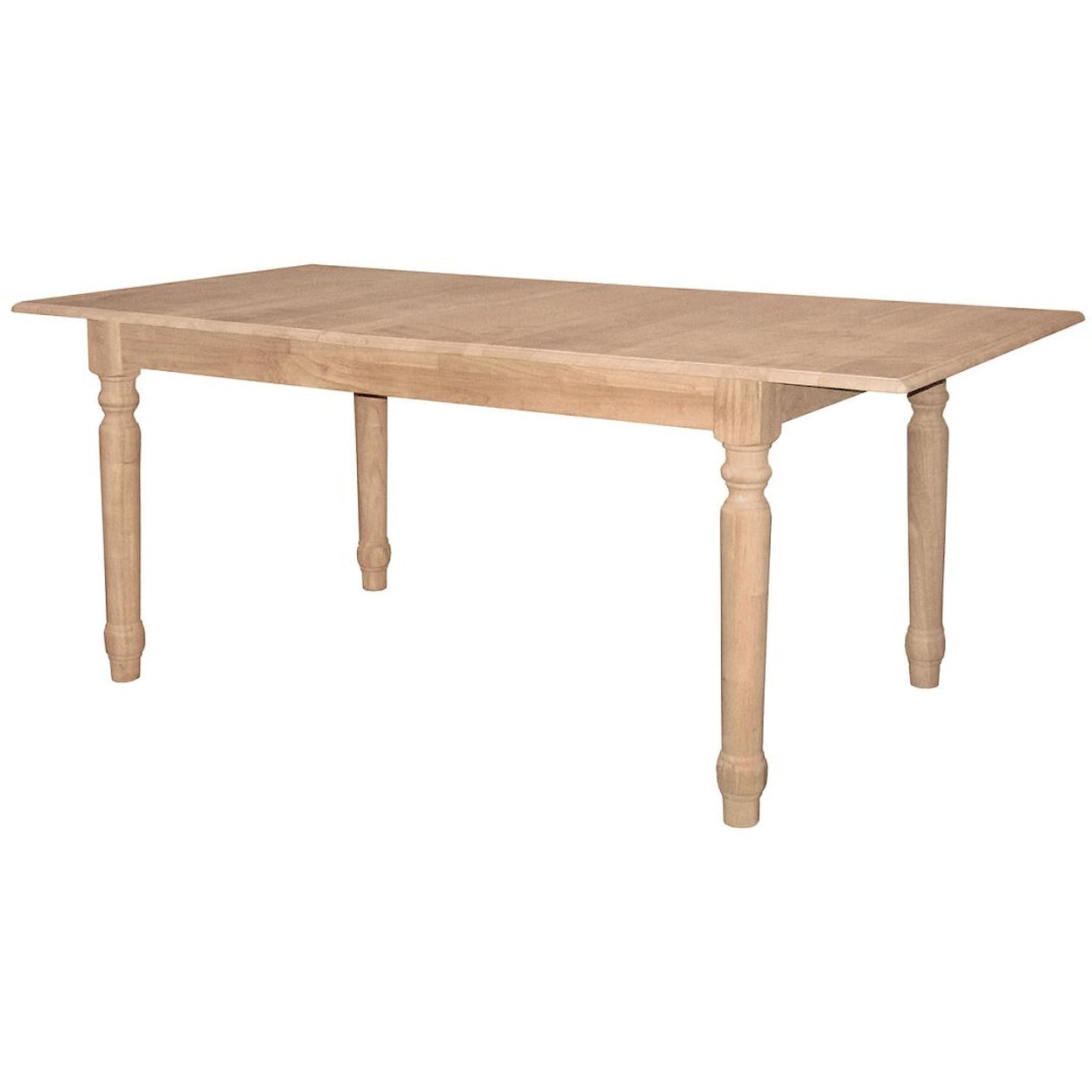 John Thomas SELECT Dining Butterfly Leaf Extension Table with Turned L