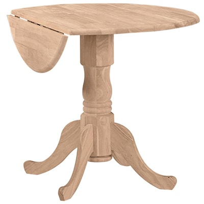John Thomas SELECT Dining Room Round Drop-Leaf Pedestal Table