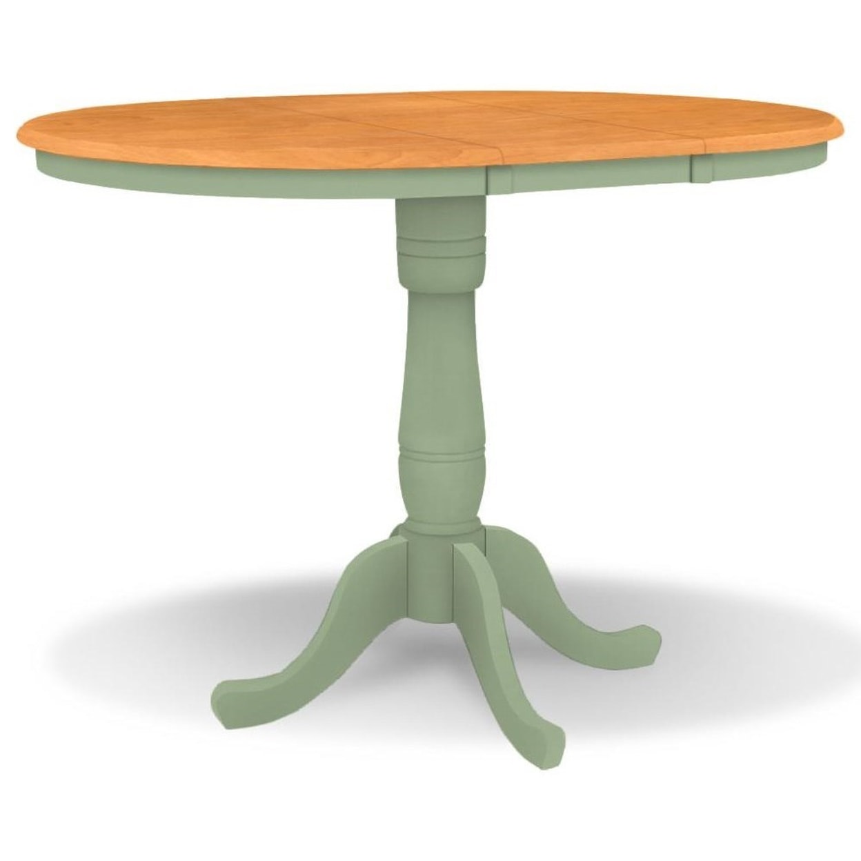 John Thomas SELECT Dining Room Adjustable Height Round Pedestal Table