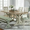 John Thomas SELECT Dining Room Canyon Trestle Table Top & Base