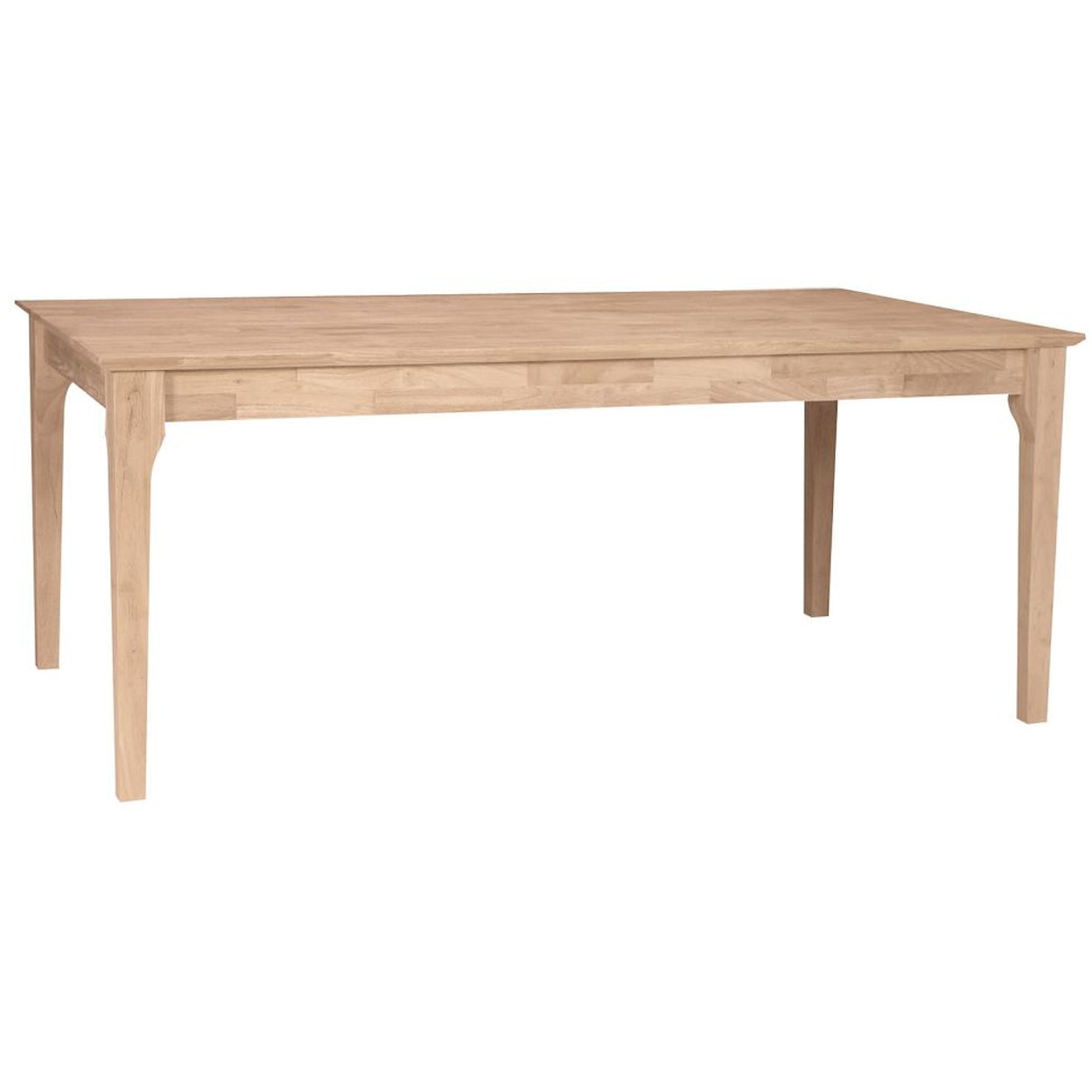 John Thomas SELECT Dining Room Solid Top Mission Table