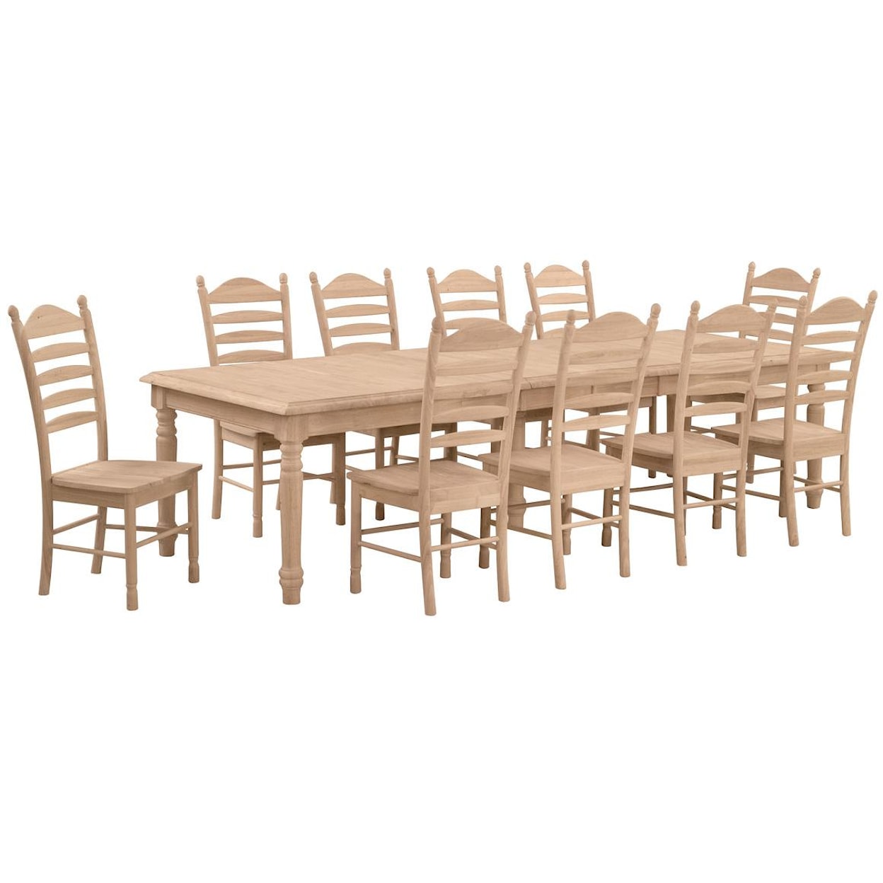 John Thomas SELECT Dining Room Farmhouse Large Extension Table