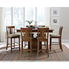 John Thomas SELECT Dining Room Gathering Height Table with Pedestal Storage