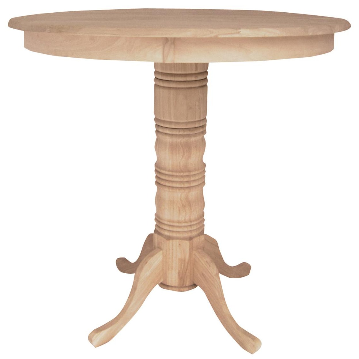 John Thomas SELECT Dining Room 42" Round Pub Height Pedestal Table