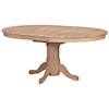John Thomas SELECT Dining Oval Butterfly Leaf Pedestal Table