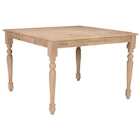 Butterfly Leaf Gathering Table with Turned Legs