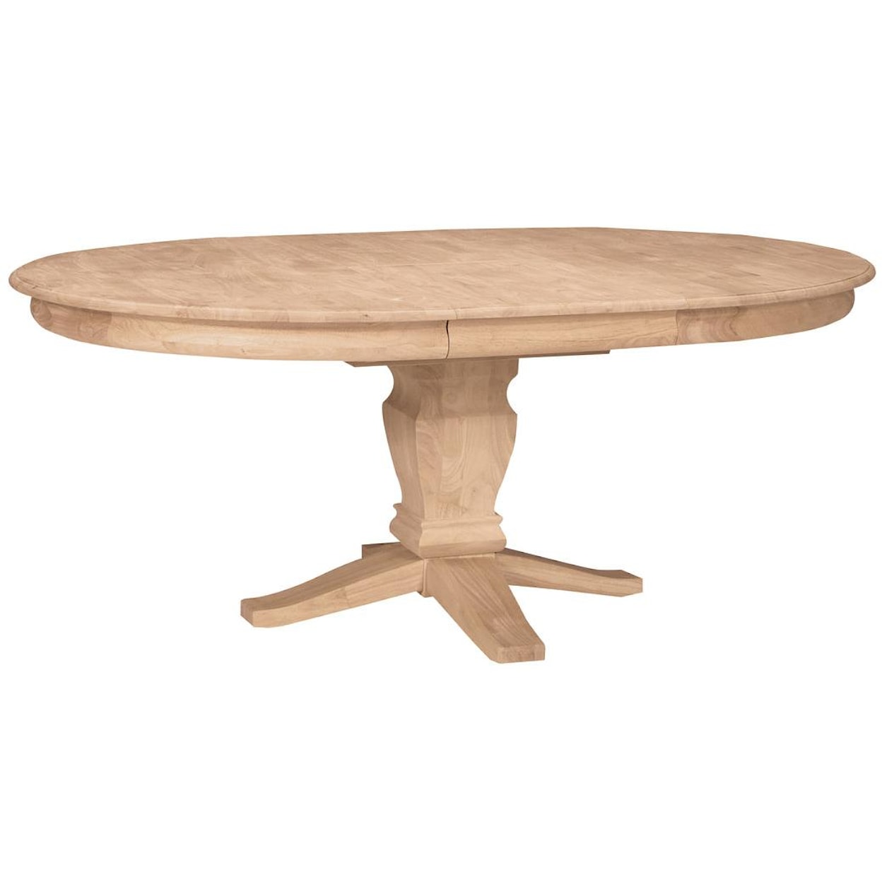 John Thomas SELECT Dining Room Butterfly Leaf Oval Pedestal Table