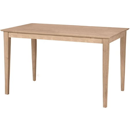 Casual Solid Top Shaker Table