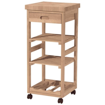 Trolley Cart w/ Real Butcher Top