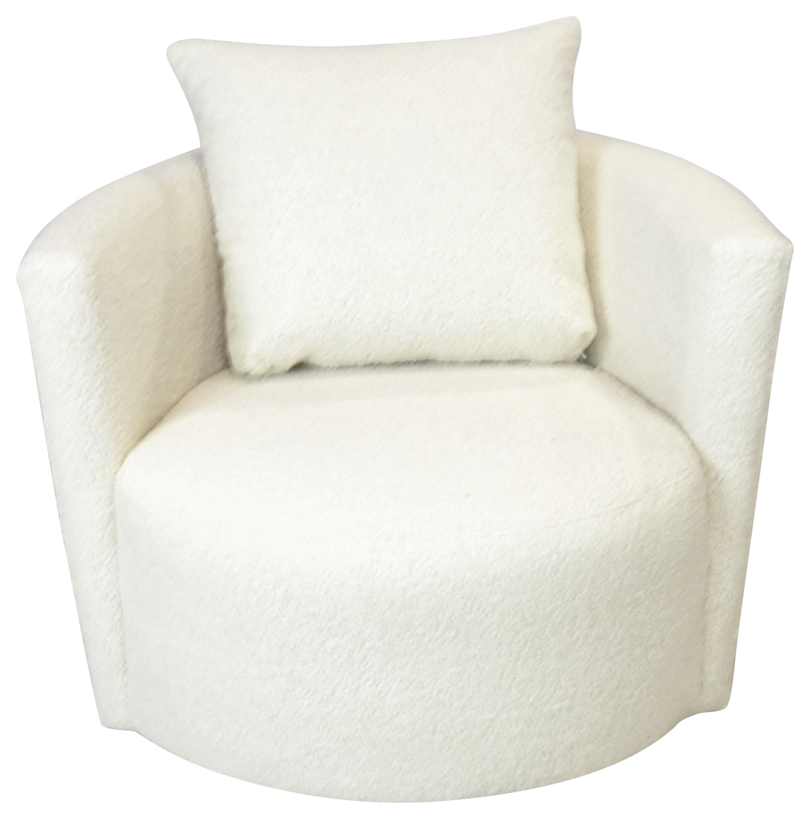 Round back swivel 2025 chair