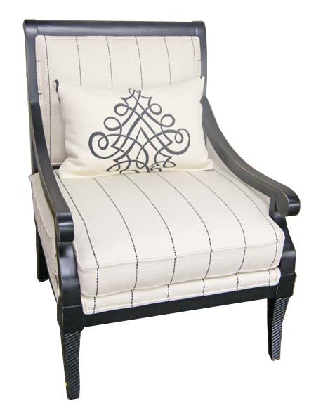Fernand Exposed-Wood Accent Chair