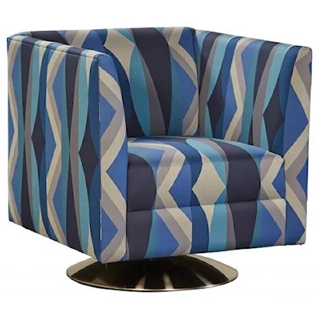 Contemporary Upholstered Swivel Chair