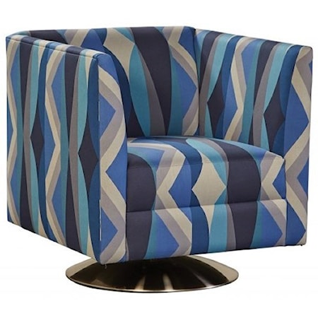 Contemporary Upholstered Swivel Chair