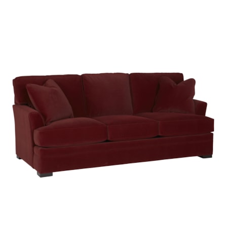 Sofa with Pluma Plush Cushions
