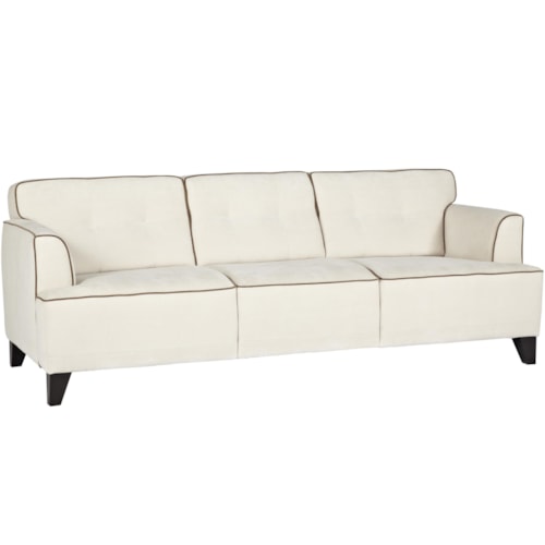 Contemporary Sofa with Track Arms