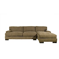 Modern Sectional with Right Chaise