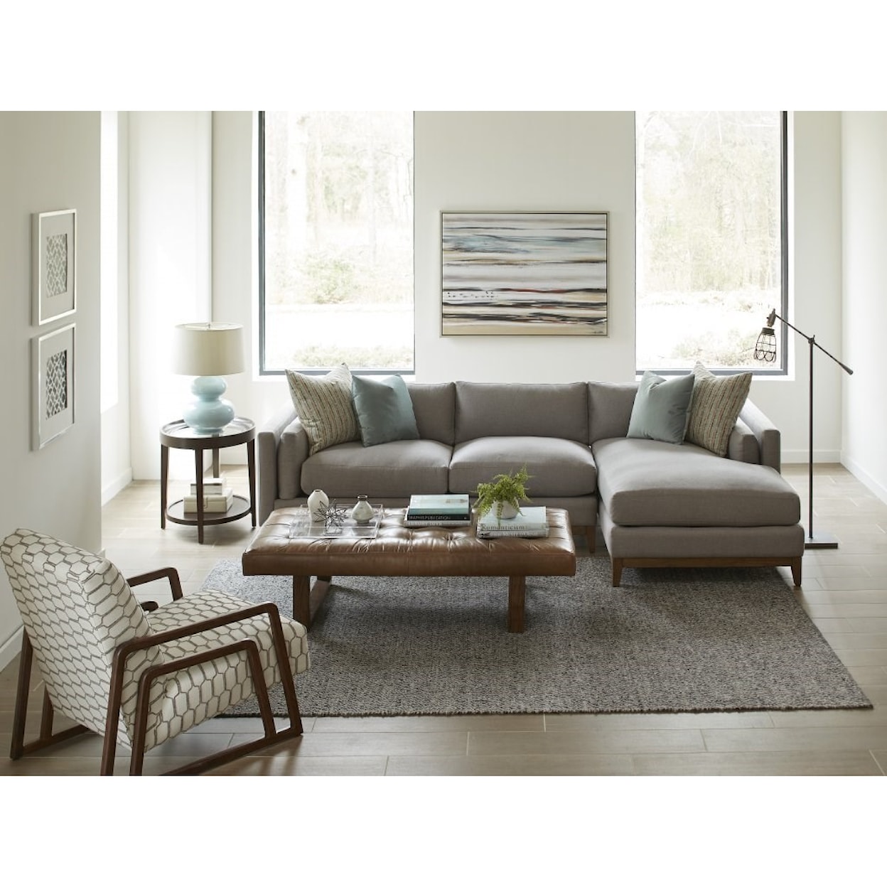 Jonathan Louis Kelsey Sofa with Chaise