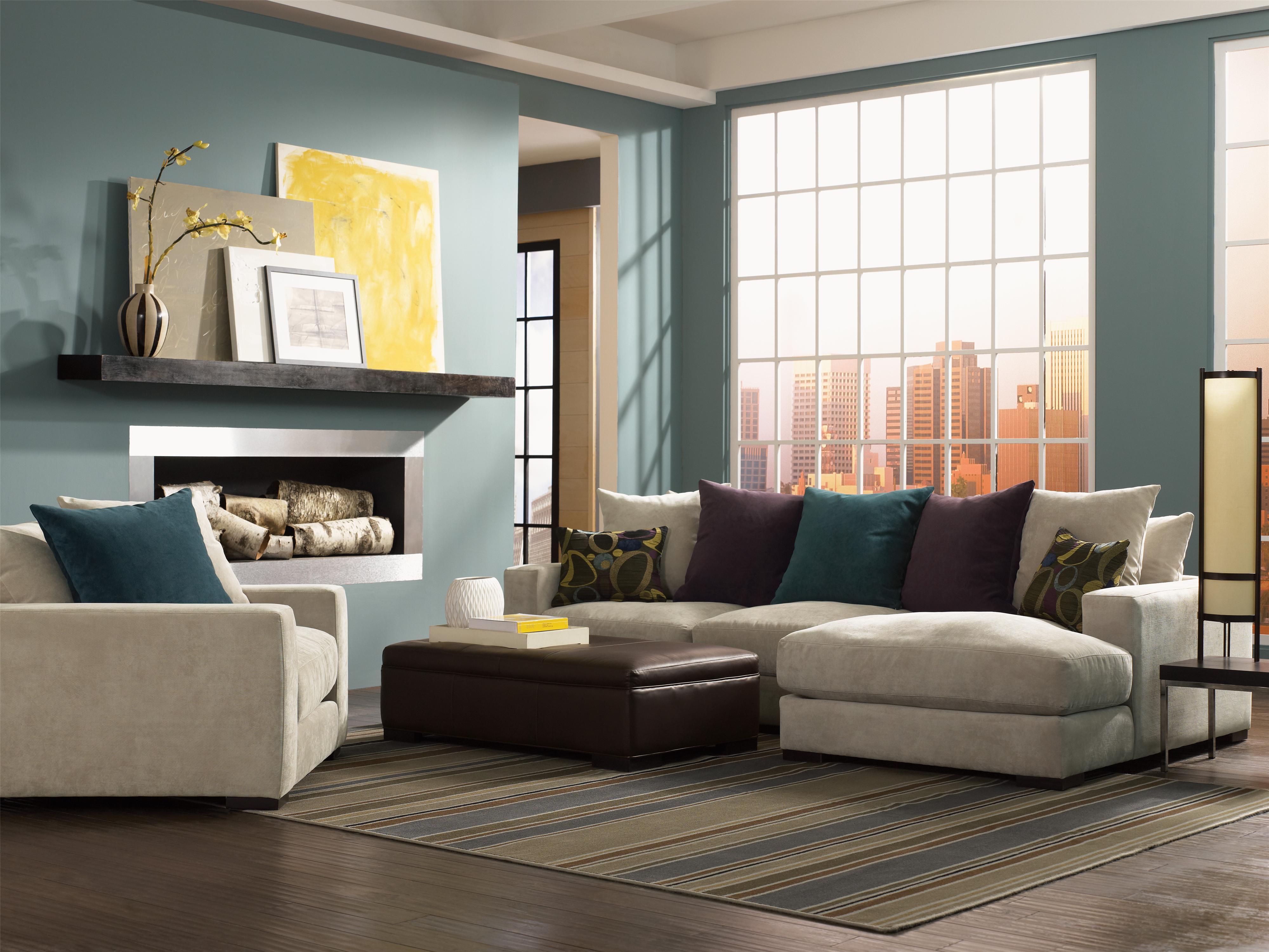 Jonathan Louis Lombardy Sectional Sofa with Right Chaise