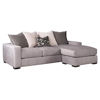 Contemporary Sofa w/ Reversible Chaise