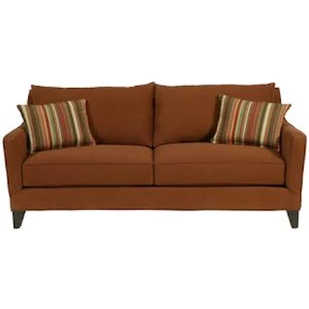 Contemporary Sofa with Sloping Track Arms