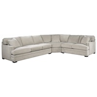 Contemporary 3-Piece L-Shaped Sectional