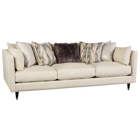 Contemporary Estate Sofa with Arm Pillows