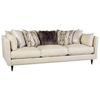 Contemporary Estate Sofa with Arm Pillows