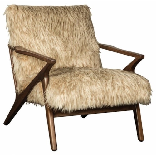 Mid-Century Modern Wood Accent Chair