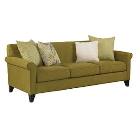 Transitional Three-Seat Sofa